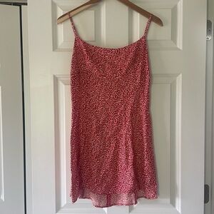 Red reformation dress